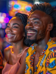 Couple Watching a Movie at a Drive In Theater Nostalgic Love and Cinematic Romance Captured in Timeless Moments of Togetherness and Joy Under the Night Sky for a Perfect Retro Date Night