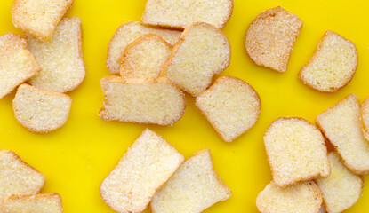 Crispy butter and sugar bread