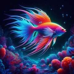 Vibrant Coral Spectacle