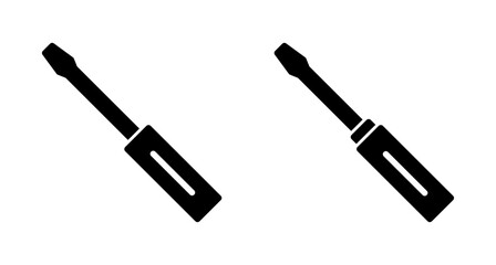 Screwdriver icon vector isolated on white background. Screwdriver vector icon