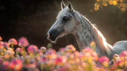 Arabian Elegance: Stunning 8K Image of a Horse in Bavaria, Germany  