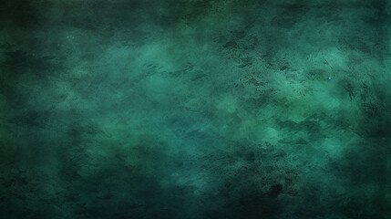 Obraz premium dark green background with grunge texture