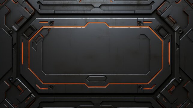 a metal background with jaged edges futuristic ui 