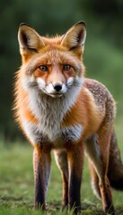 Fototapeta premium Red Fox in a Forest