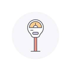 Parking Meter Vector Icon