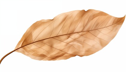 leaf isolated on white