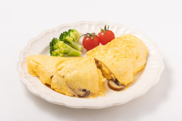 オムレツ（ブラウンマッシュルーム）