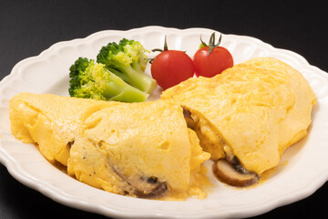 オムレツ（ブラウンマッシュルーム）