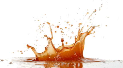 Splash on transparent background