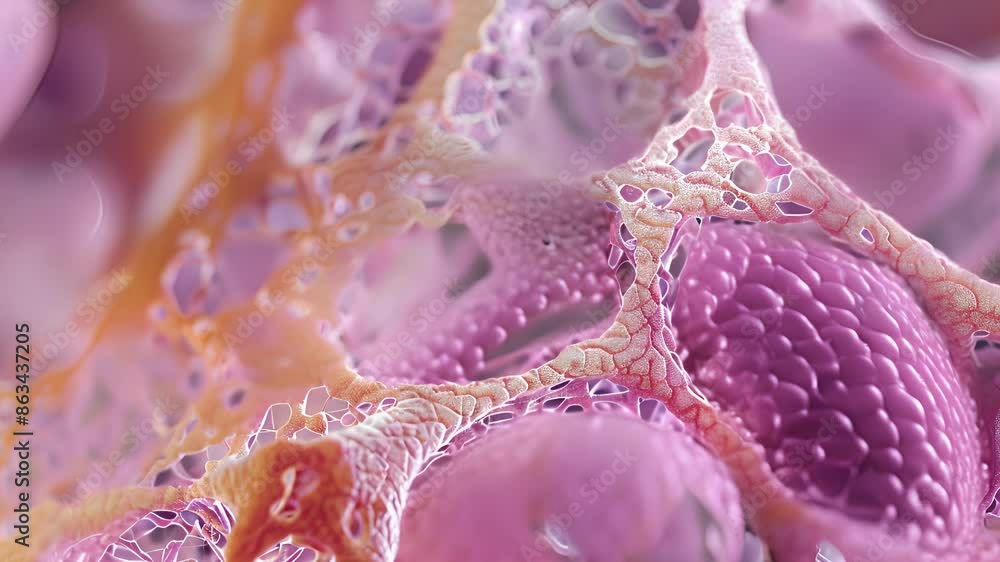 Poster a crosssection of epithelial tissue highlighting the intricate network of tight junctions that hold 