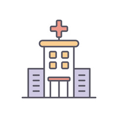 Hospital Vector Icon