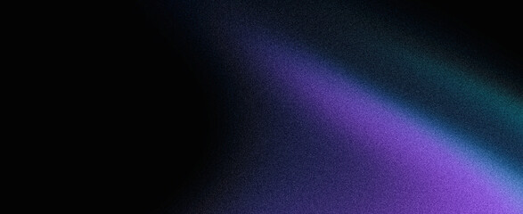 Dark grainy background, glowing blue purple black gradient, noise texture banner poster header design