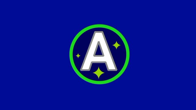 animated alphabet or letters, mp4, video, animation