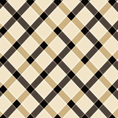 pattern of a plaid fabric texture in pale gold and black, background