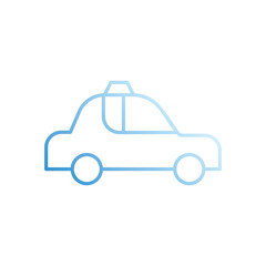 Taxi Service Vector Icon