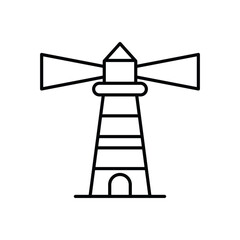 Lighthouse Vector Icon