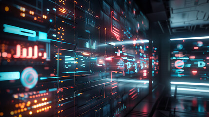 digital business data virtual display 