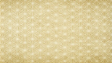Fototapeta premium Traditional Japanese washi paper pattern in beige color, traditional, Japanese, washi paper, pattern, beige color, design