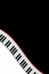 Piano illustration. Concert/event poster, flyer, background etc. Design element for notices, announcements, posters, flyers, handbills, stationery, websites & more.