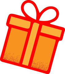 Loyalty Gift Box Illustration Stickers for marketing and local business purposes