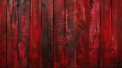 Aged red wooden backdrop with space for text