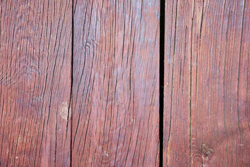 Fototapeta premium Weathered Wood Texture Close-Up with Central Gap