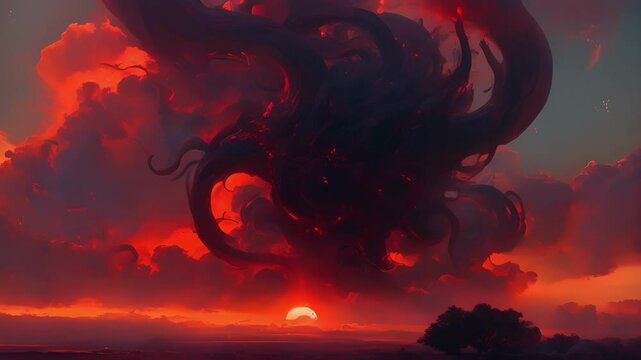 As the dusk falls the dust devils become illuminated by the moonlight creating a whimsical and mystical spectacle.