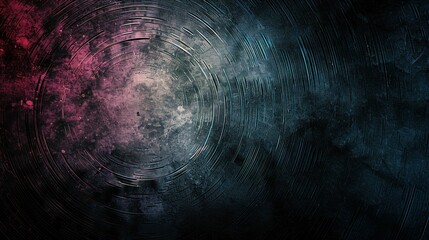 Abstract Circular Motion with Vibrant Red and Blue Swirl a Captivating Fusion of Beauty and Art