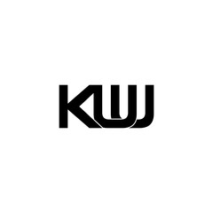 kuu lettering initial monogram logo design