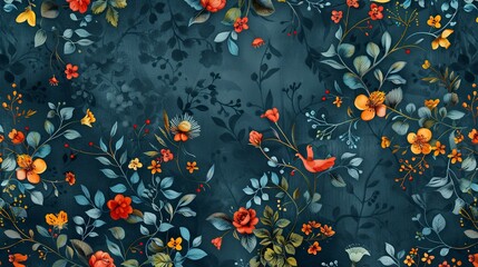 floral wallpaper background