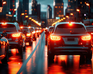 Fototapeta premium Discover Smart Cities with AI Traffic Management and Efficient Urban Mobility for Seamless Travel, Intelligent Infrastructure, and Eco Friendly Transport Solutions Tailored to Modern Urban Living
