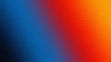 Dark blue red orange grainy texture background