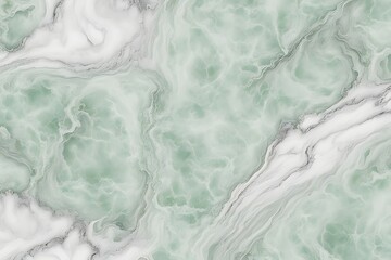 Fototapeta premium Seamless High-Resolution Light Green, White, and Gray Marble Texture for Background and Interior Design.