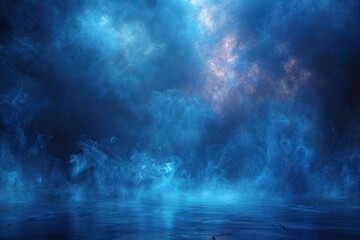 Smooth Gradient Background in Blue or Black