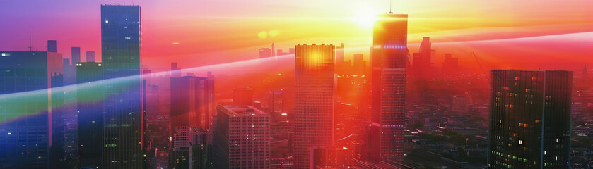 Obraz premium European Smog Crisis: Highlighting Air Pollution Challenges in Cities like London and Paris