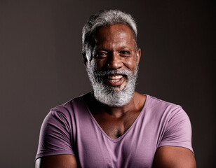 Fototapeta premium Studio Portrait of Handsome Senior Man