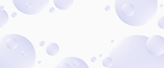 3d look alike light blue colored bubble with copy space, 3d background eps vector design for background, template, presentation