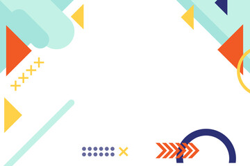 Abstract Geometric Fluid And Rounded Background