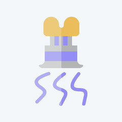 Icon Spiral Slicer. related to Kitchen Tool symbol. flat style. simple design illustration