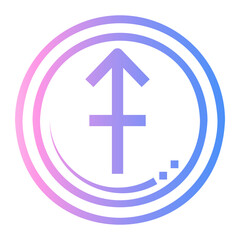 Fototapeta premium sagittarius icon