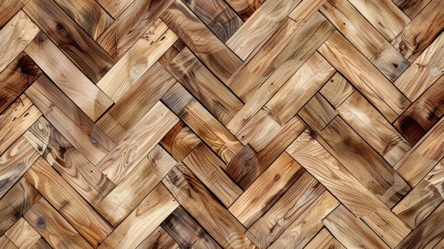 Seamless wooden parquet texture background