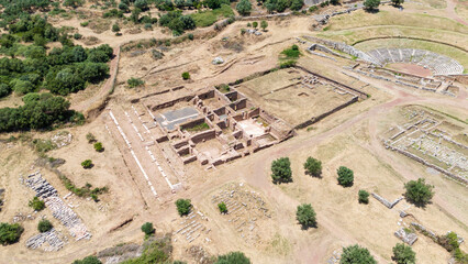 The ancient city of Messini in Peloponnese, Greece.
