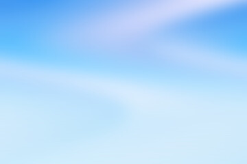 Abstract backdrop bright blue sky and clouds light blue blurred background. With copy space.	