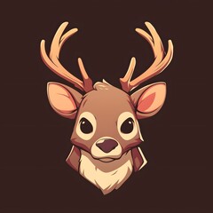Fototapeta premium deer mascot 