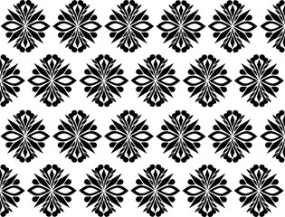 Elegant plant motif pattern design, damask motif wallpaper design, vector pattern design with a beautiful classic theme 