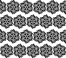 Elegant plant motif pattern design, damask motif wallpaper design, vector pattern design with a beautiful classic theme 