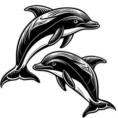 illustration of a dolphin