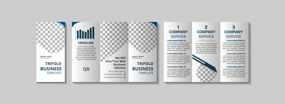BUSINESS TRYFOLD BROCHOUR  DESIGN TAMPLATE