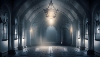 Obraz premium Moody, atmospheric background with a dramatic, cinematic lighting effect and a sense of depth