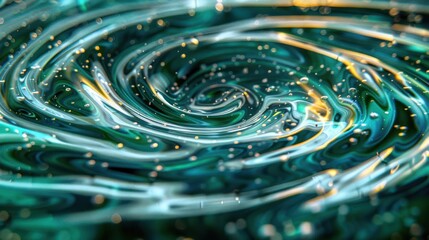 Abstract oil paint swirls vibrant art